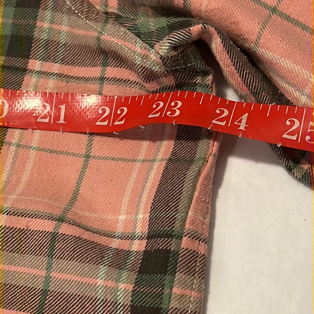 SOLD RALPH LAUREN PLAID FLANNEL BUTTON DOWN SHIRT (L) - Picture 6 of 13